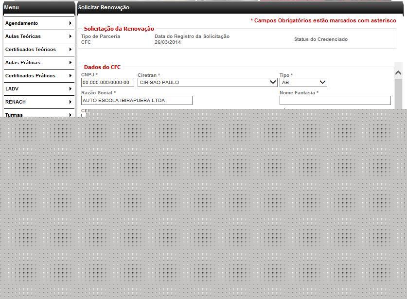 renovar credenciamento