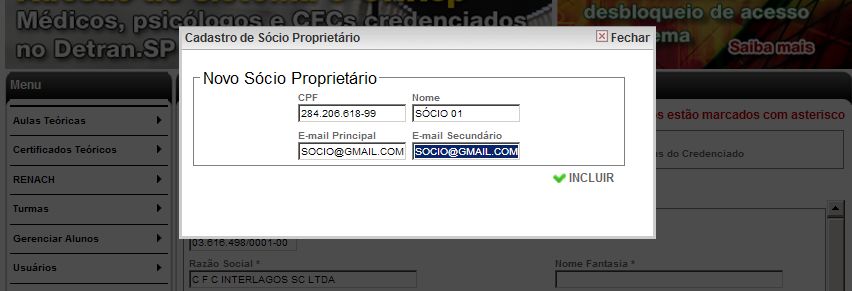 renovar credenciamento