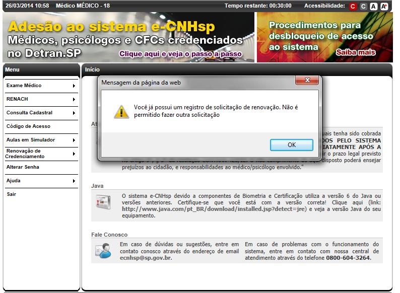 renovar credenciamento